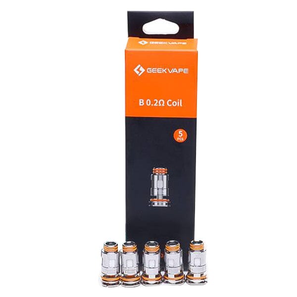 GeekVape Aegis Boost Coils (5-Pack) B0.2 ohm with packaging