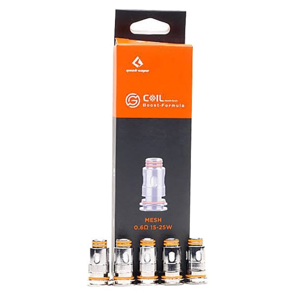 GeekVape Aegis Boost Coils (5-Pack) 0.6 ohm 15-25W with packaging