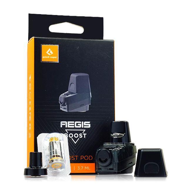 GeekVape Aegis Boost Pod Set (1 Pod + 2 Coils) with packaging