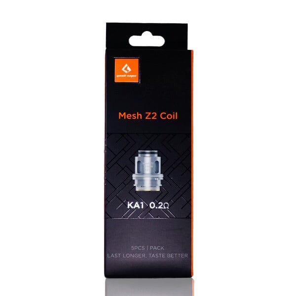 GeekVape Mesh Z Replacement Coils (Pack of 5) | For the Zeus Tank Mesh Z2 Coil 0.2 ohm packaging only