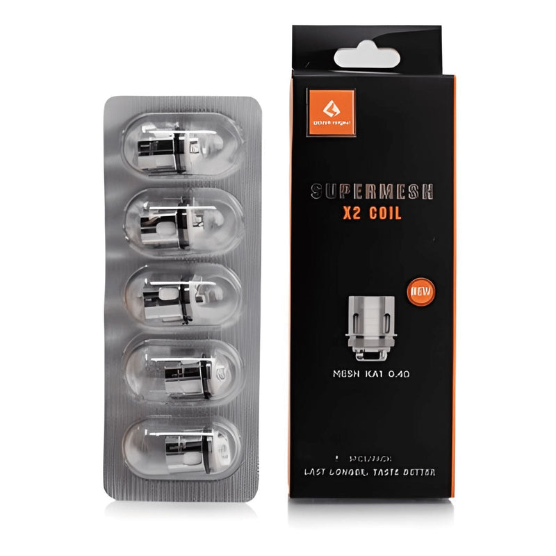 GeekVape Super Mesh & IM Replacement Coils (Pack of 5) Mesh KA1 0.4 ohm with packaging