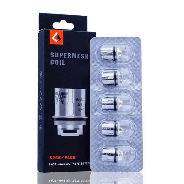 GeekVape Super Mesh & IM Replacement Coils (Pack of 5) Mesh KA1 0.2 ohm with packaging