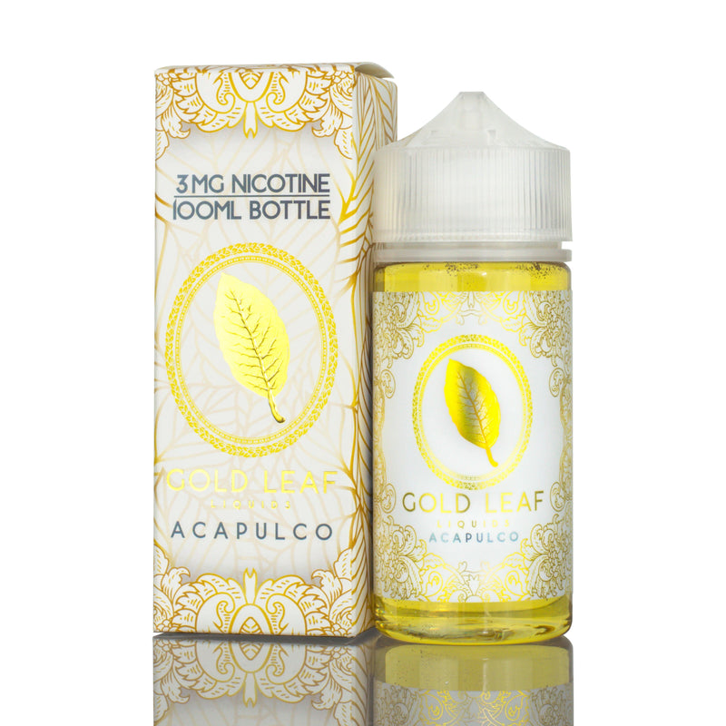 Gold Leaf Liquids | Acapulco eLiquid with packaging