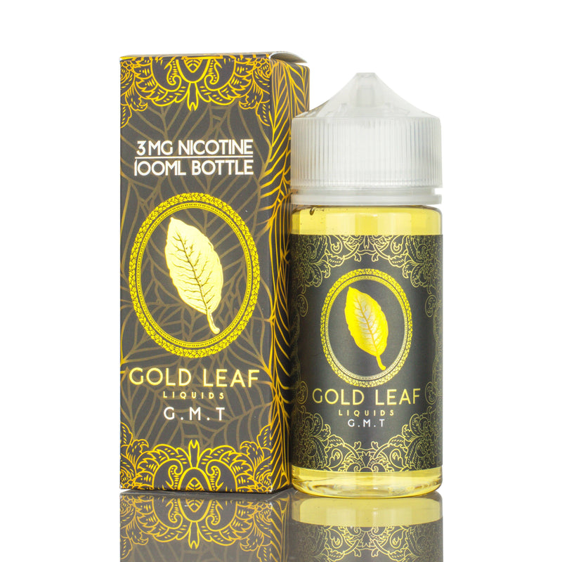 Gold Leaf Liquids | GMT eLiquid with packaging