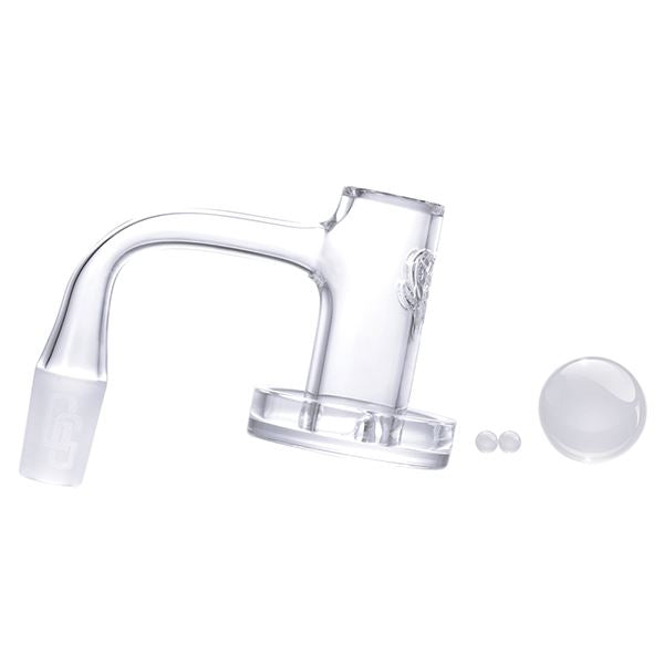 Golden Goat – Quartz Nails - 14 Clear Shredder With Quartz Marble And Two Quartz Pearl 14mm Male & 15 Clear Shredder With Quartz Marble And Two Quartz Pearl 10mm Male
