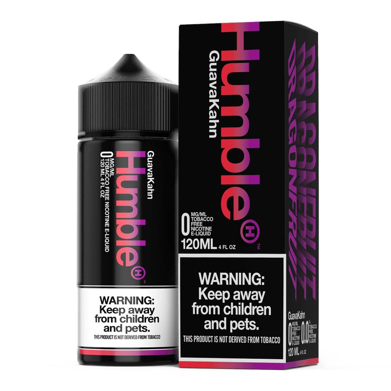 Guava Kahn Tobacco-Free Nicotine By Humble 120ML with packaging