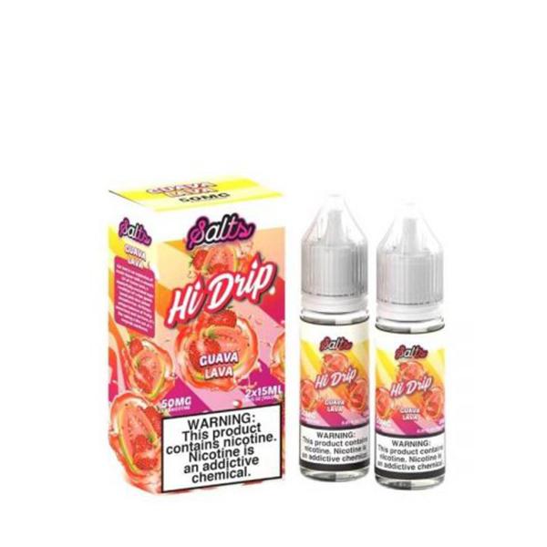 Guava Lava by Hi Drip Salts 30ML with packaging