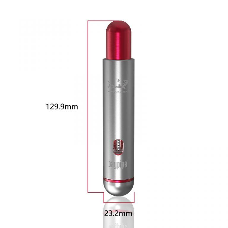 Hamilton Daypipe - Red with dimensions