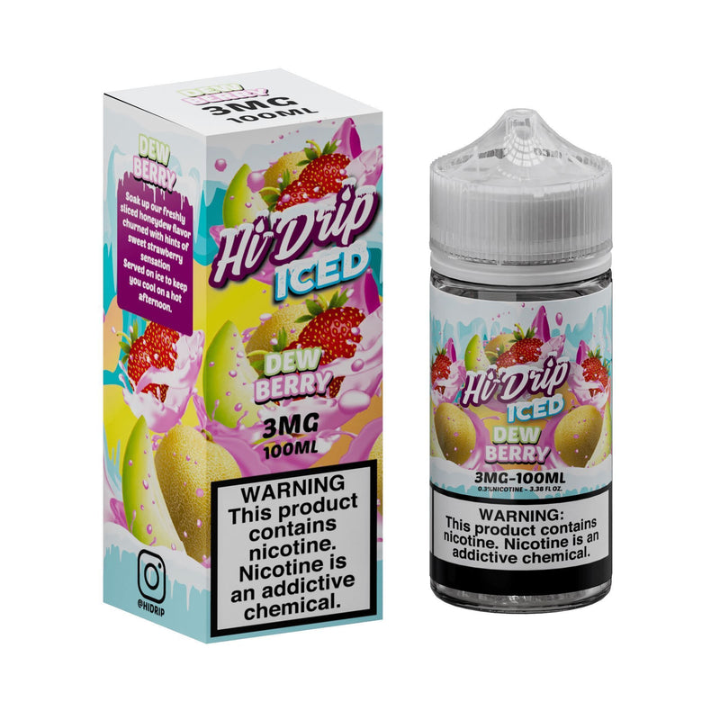 Iced Dewberry by Hi-Drip E-Juice 100ml with packaging