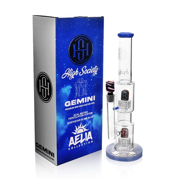 High Society – Gemini Premium Wig Wag Water Pipe