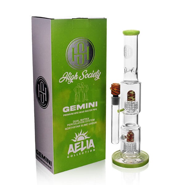 High Society – Gemini Premium Wig Wag Water Pipe
