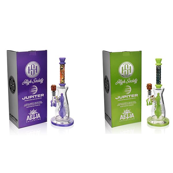 High Society – Jupiter Premium Wig Wag Water Pipe
