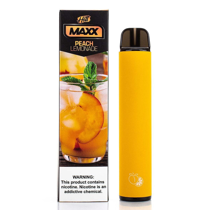 HITT MAXX 5% Disposable (Individual) - 1500 Puffs peach lemonade  with packaging