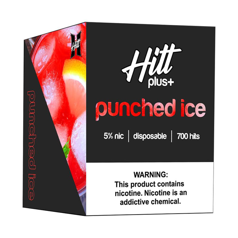 HITT | PLUS Disposable E-Cigs - Individual punched ice packaging