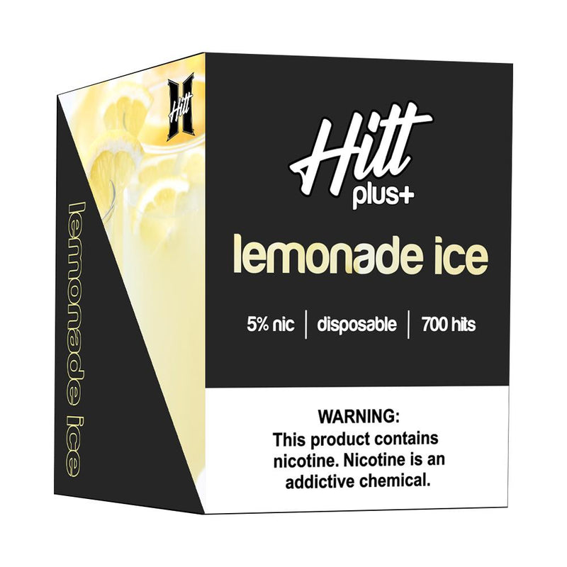 HITT | PLUS Disposable E-Cigs - Individual lemonade ice packaging