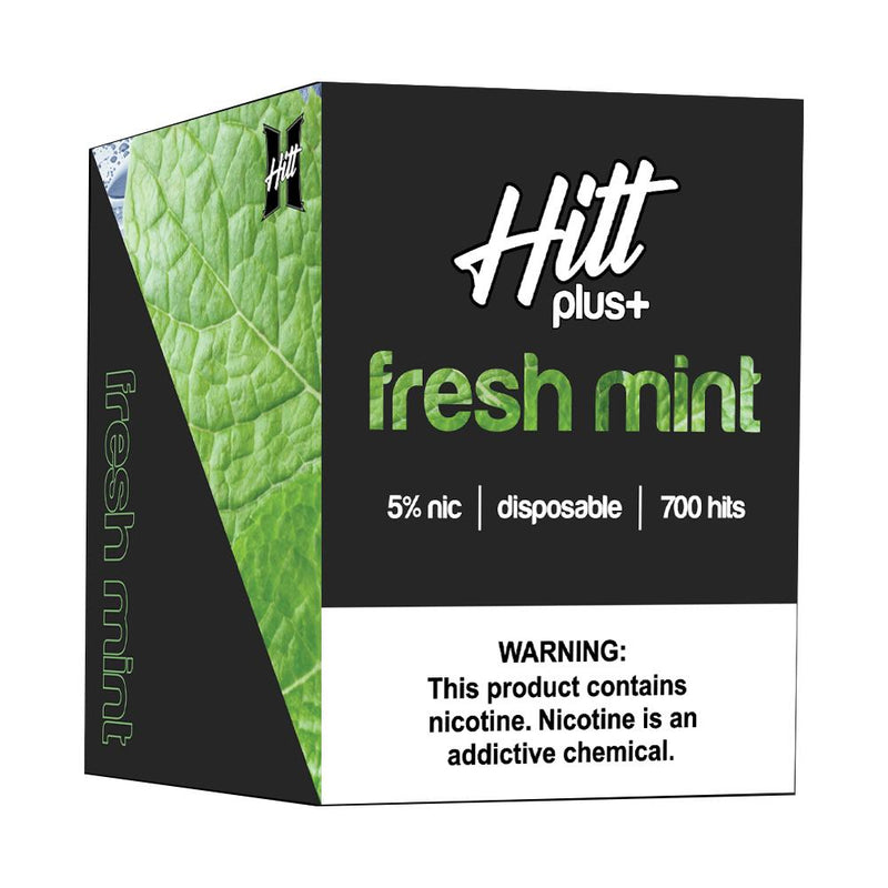 HITT | PLUS Disposable E-Cigs - Individual fresh mint packaging