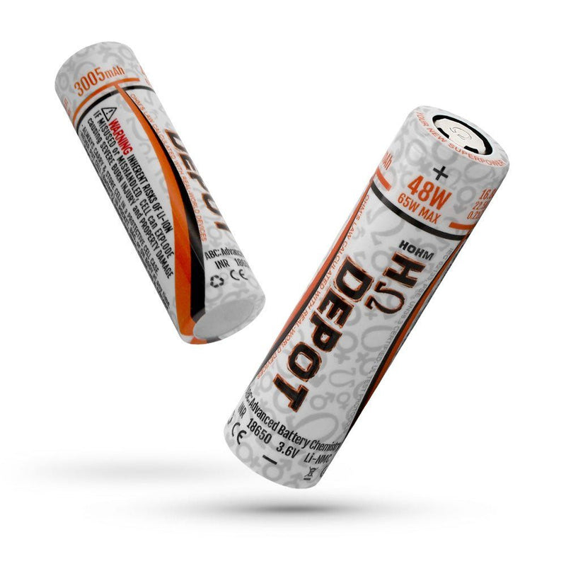 Hohm Tech Hohm Depot 18650 16.8A 3005mAh | 2-Pack | Flawless Vape Shop