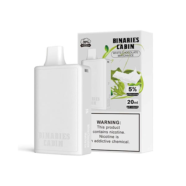 HorizonTech - Binaries Cabin Disposable 10,000 puffs 20mL white chocolate matcha ice