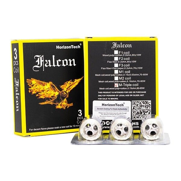 HorizonTech Falcon Coils (3-Pack) M Triple Coil with packaging