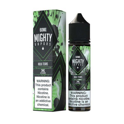 Hulk Tears by Mighty Vapors 60ml with packaging