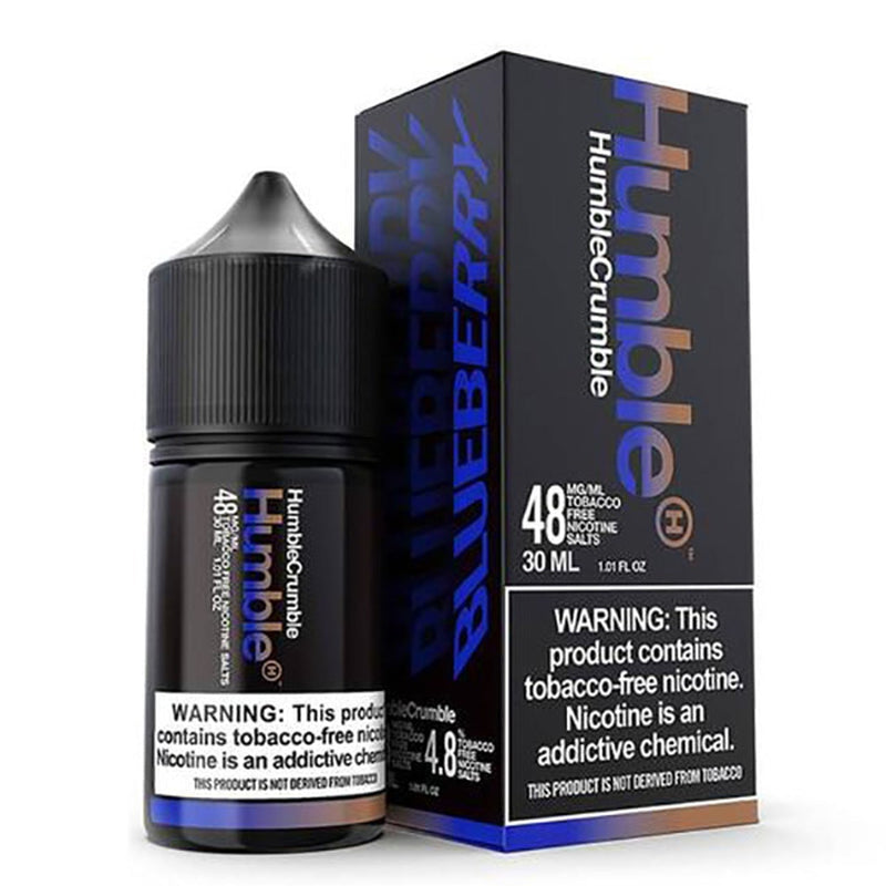 Humble Crumble Tobacco-Free Nicotine By Humble Salts 30ml with packaging