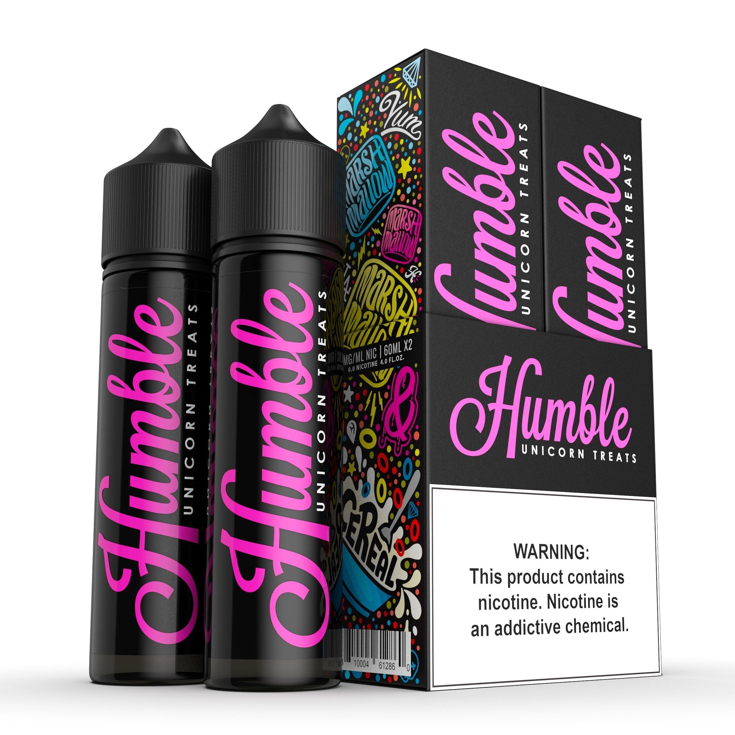 HUMBLE | Unicorn Treats 2X60ML eLiquid with packaging