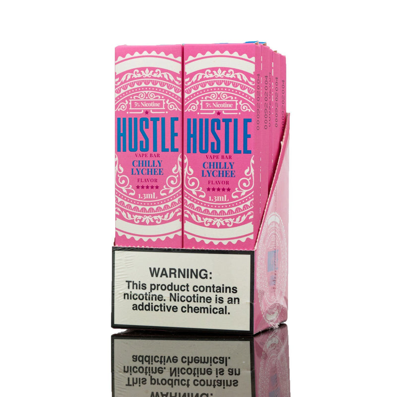 HUSTLE | Vape Bar Disposables (Individual) chilly lychee packaging