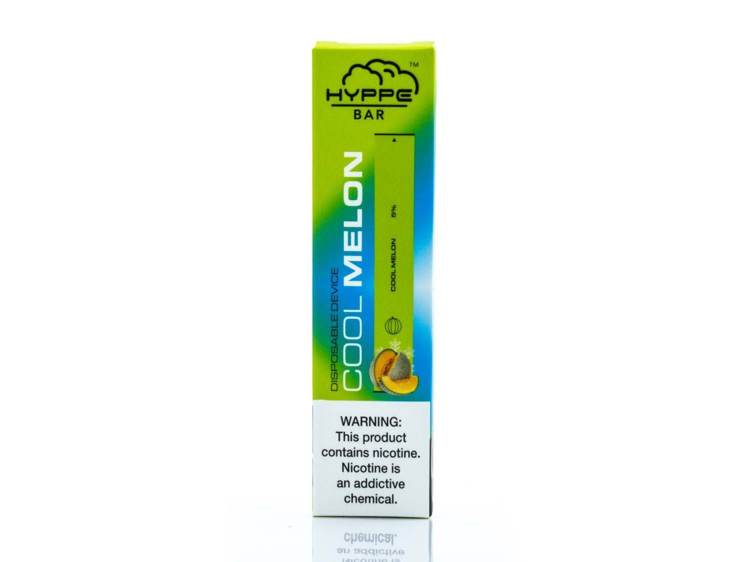 HYPPE BAR Disposable Device - 300 Puffs cool melon packaging