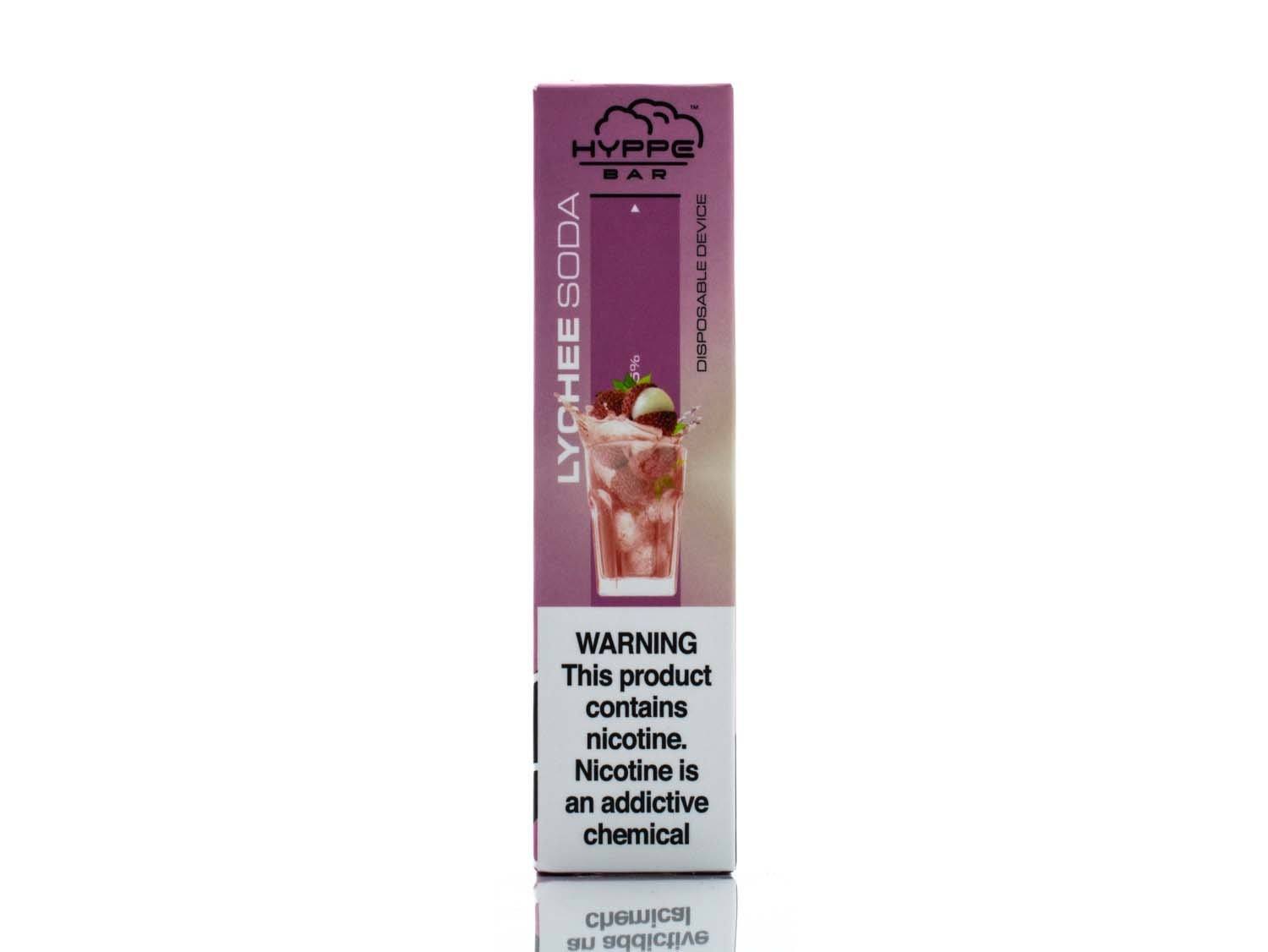 HYPPE BAR Disposable Device - 300 Puffs lychee soda packaging