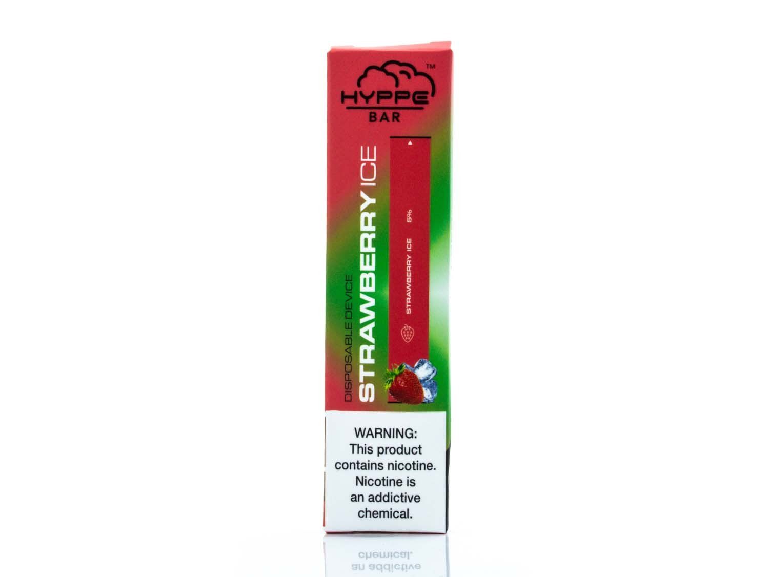 HYPPE BAR Disposable Device - 300 Puffs strawberry ice packaging