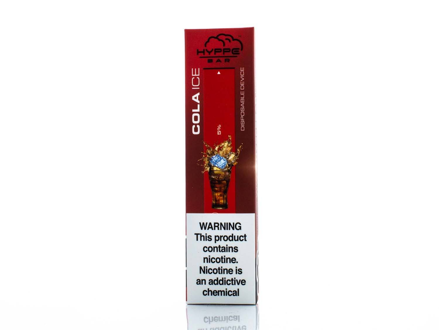 HYPPE BAR Disposable Device - 300 Puffs cola ice packaging