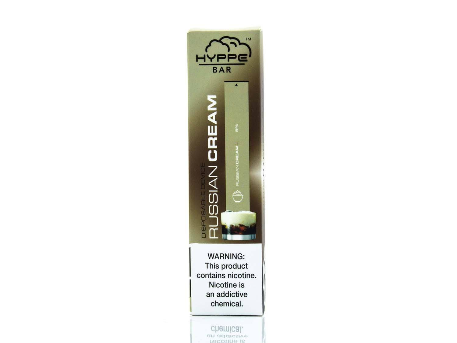 HYPPE BAR Disposable Device - 300 Puffs russian cream packaging
