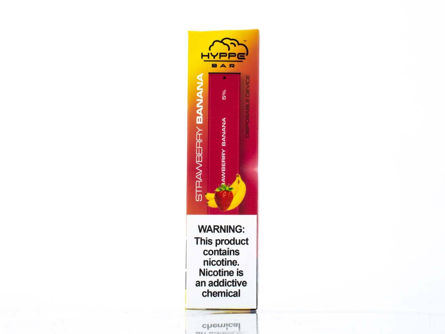 HYPPE BAR Disposable Device - 300 Puffs strawberry banana packaging