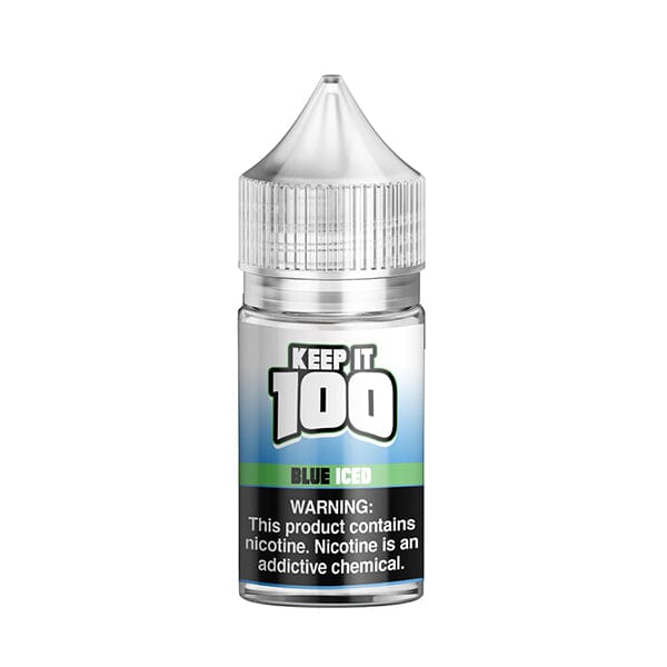Iced Blue by Keep It 100 Tobacco-Free Nicotine Salt Series 30ml bottle