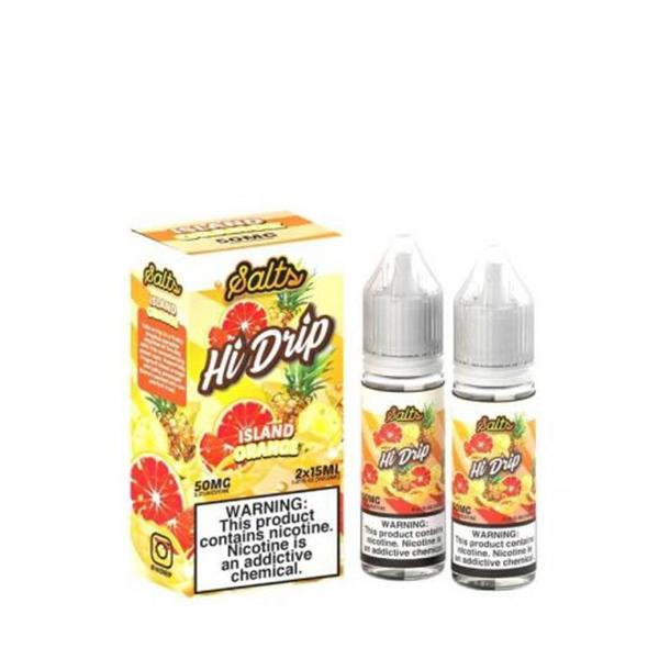 Island Orange by Hi Drip Salts 30ML with packaging