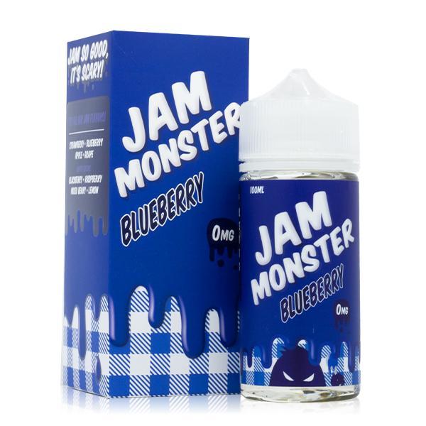 Blueberry by Jam Monster 100ml with packaging