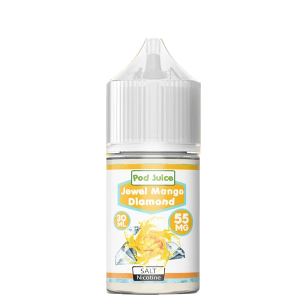 Jewel Mango Diamond Salt by Pod Juice E-Liquid 30mL bottle