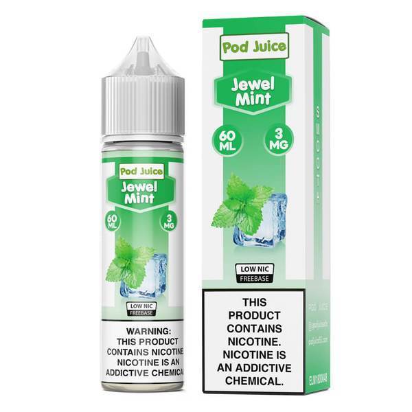 Jewel Mint by POD JUICE 60ML with packaging