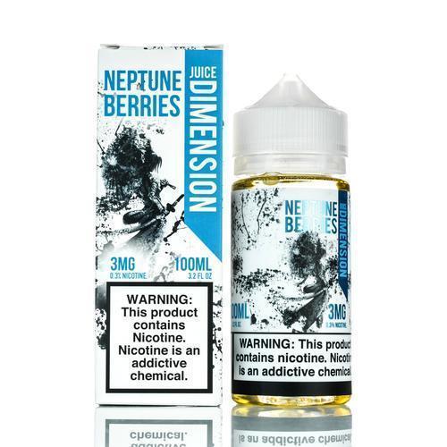 Neptune Berries by Juice Dimension 100ml with packaging