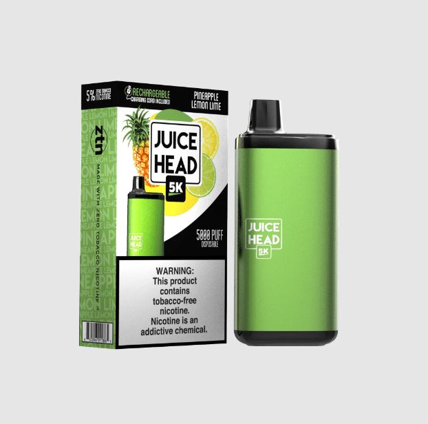 Juice Head 5K Disposable 14mL 50mg pineapple lemon lime with packaging
