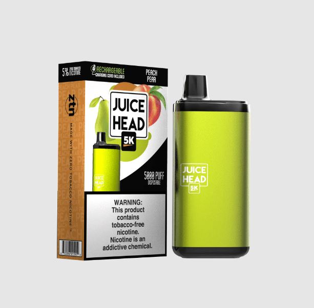 Juice Head 5K Disposable 14mL 50mg peach pear with packaging