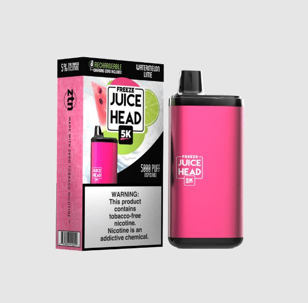 Juice Head 5K Disposable 14mL 50mg watermelon lime freeze with packaging