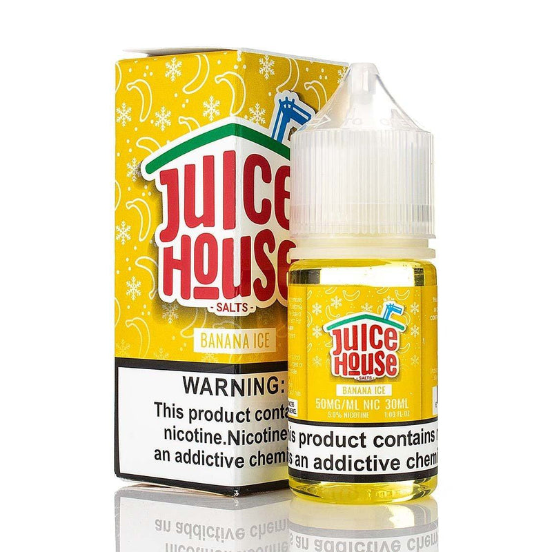 Banana Ice by Juice House Salts 30ml with packaging