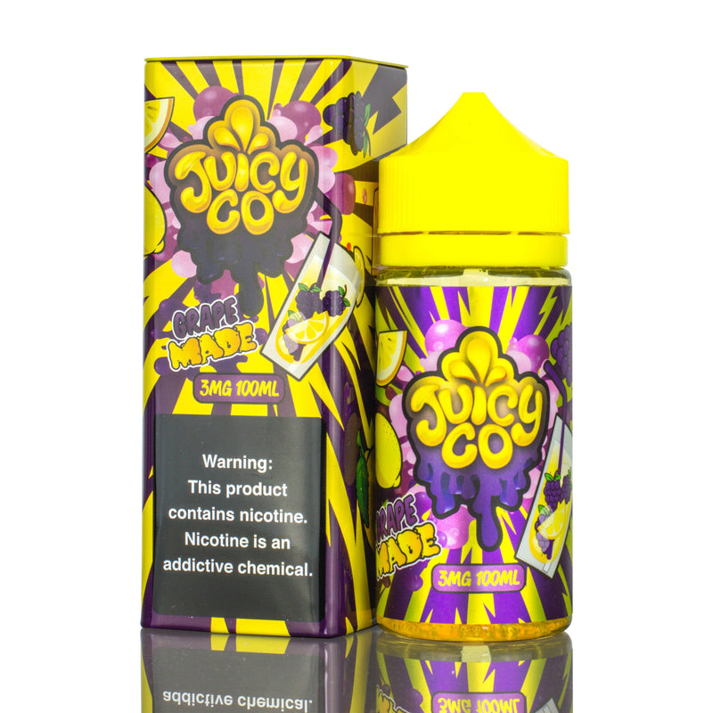Juicy Co | Grape Made eLiquid with packaging
