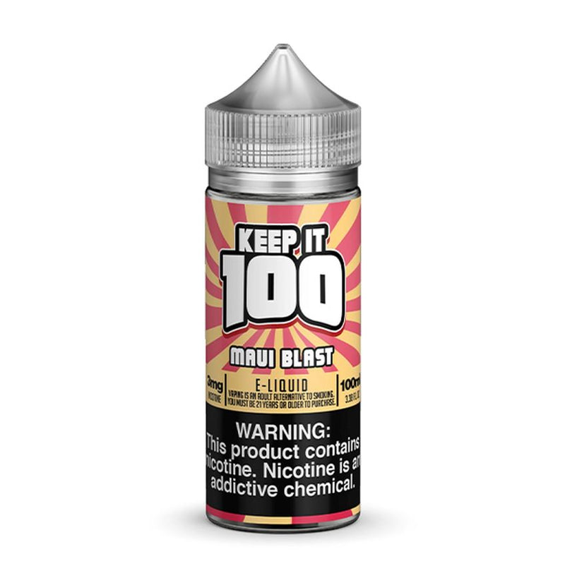 Keep It 100 | Maui Blast 100ML eLiquid Bottle