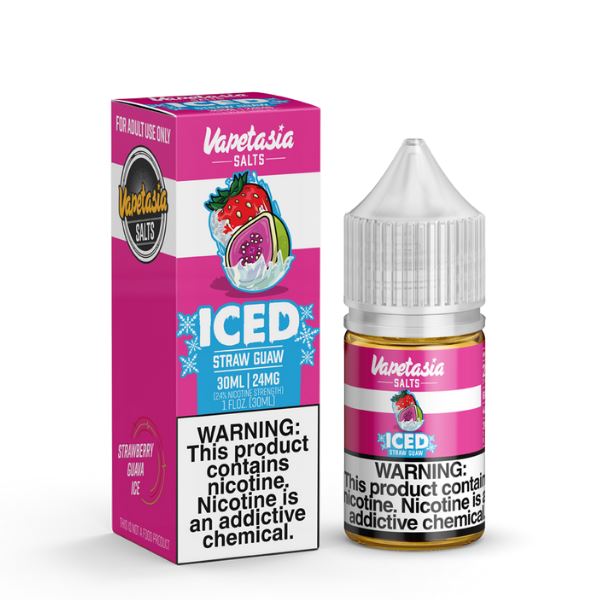 Killer Fruits Straw Guaw Iced by Vapetasia Synthetic Salts 30ml with packaging