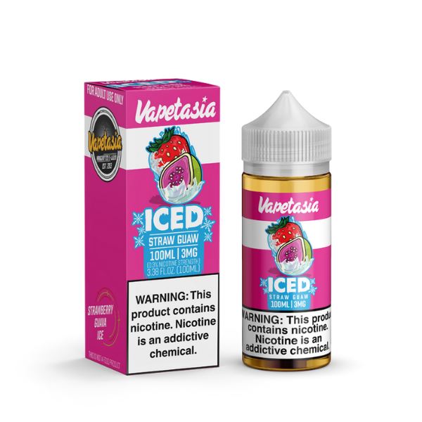 Killer Fruits Straw Guaw Iced by Vapetasia Synthetic 100ml with packaging