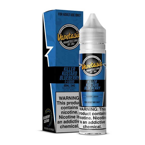 Killer Kustard Blueberry by Vapetasia 60ml with Packaging