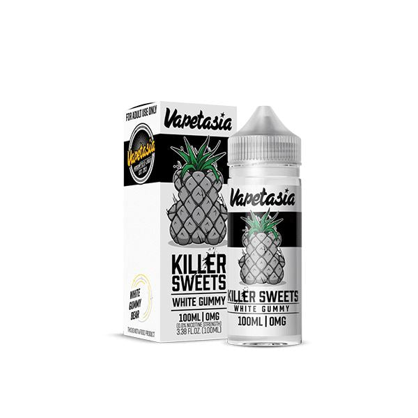 Killer Sweets White Gummy by Vapetasia Synthetic 100mL with Packaging