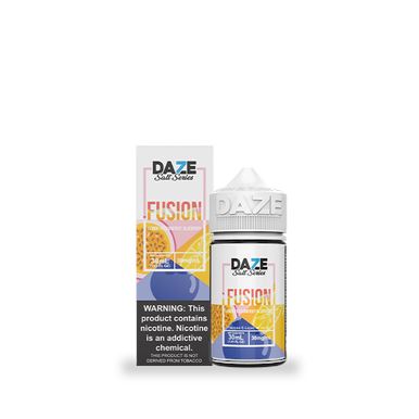 Lemon Passionfruit Blueberry by 7Daze Fusion Salt 30mL with Packaging